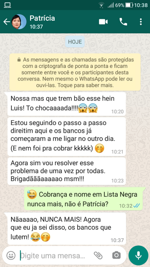 Depoimento Patricia