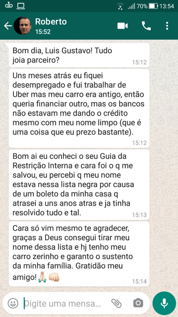 Depoimento Roberto
